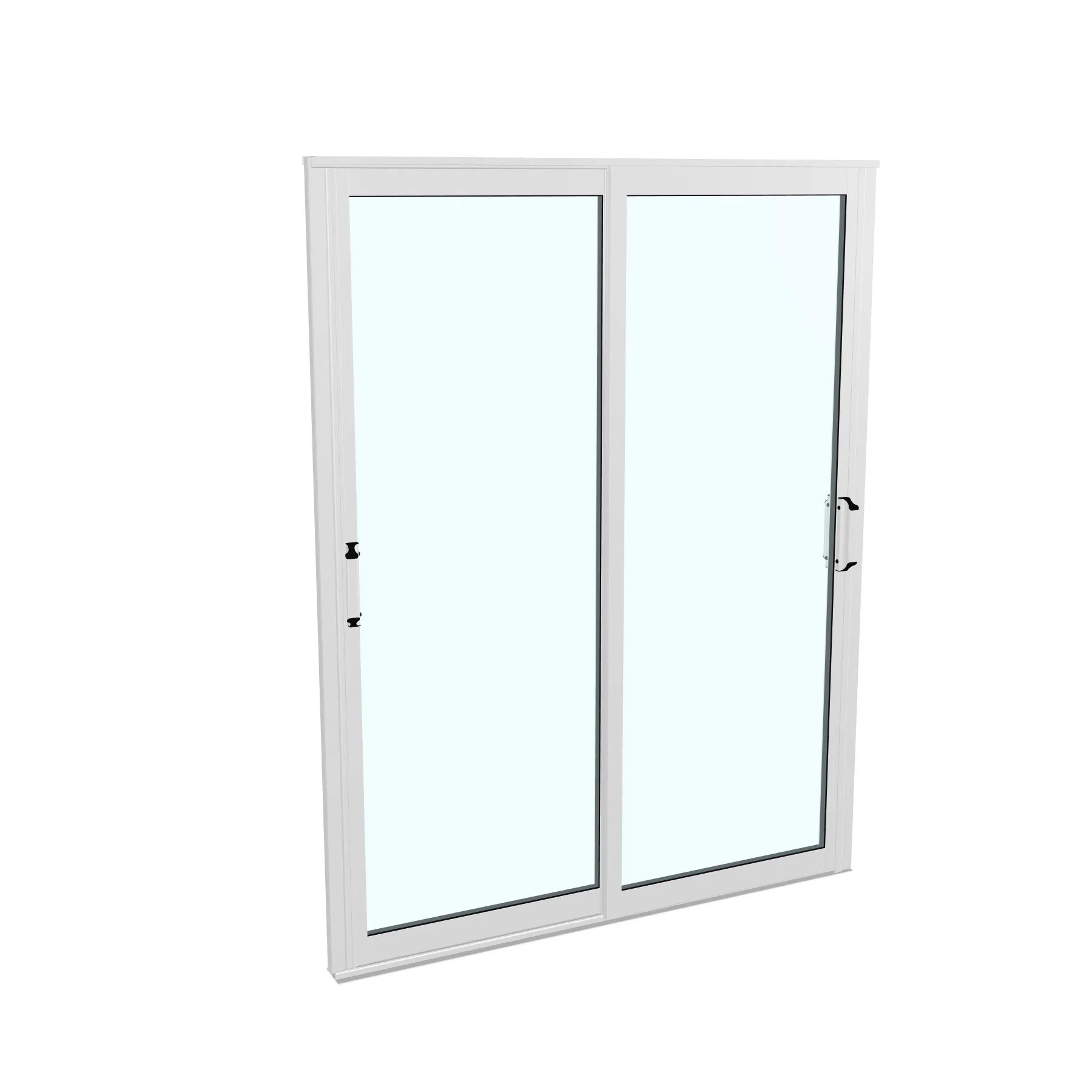 Landskap Skjutdörrsparti Robust B1550mm x H2000 - Vit Året r B1550 x H2000 mm - Vit RAL 9010