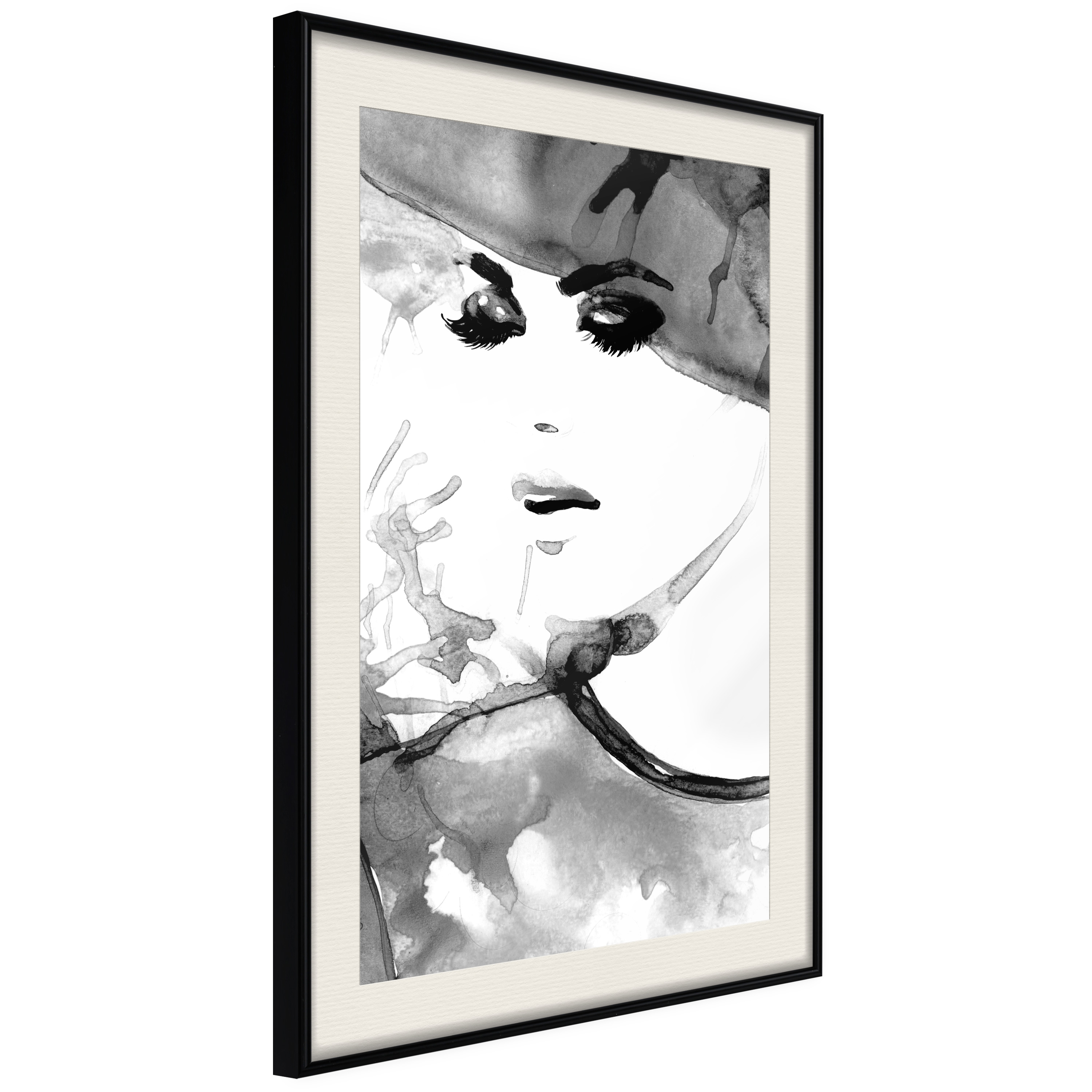 Affisch - Elegance in Love [Poster] 40x60 Svart ram med passepartout, 40x60 cm