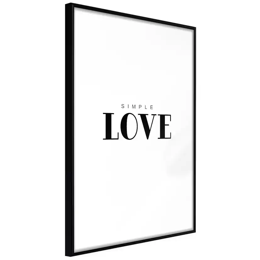 Poster Artgeist Affisch Simple Love