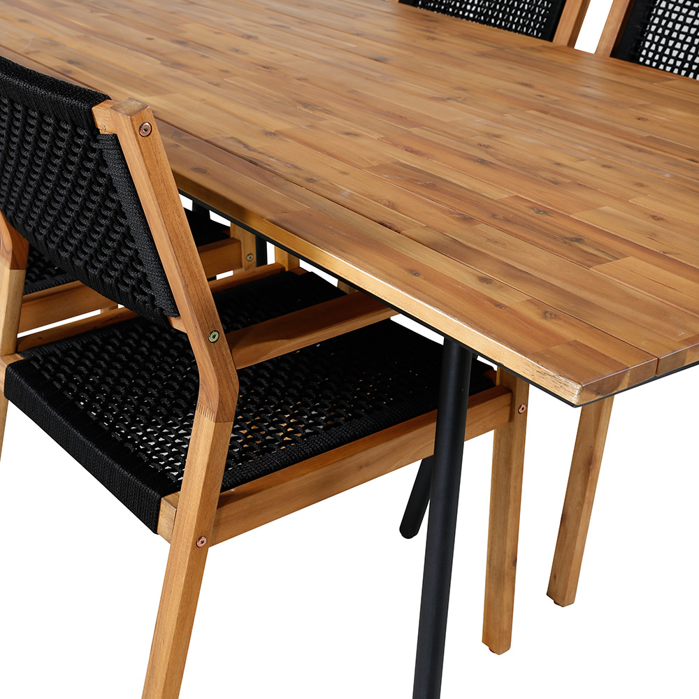 Matgrupp Venture Home Chane med 4 Jimbo Matstolar