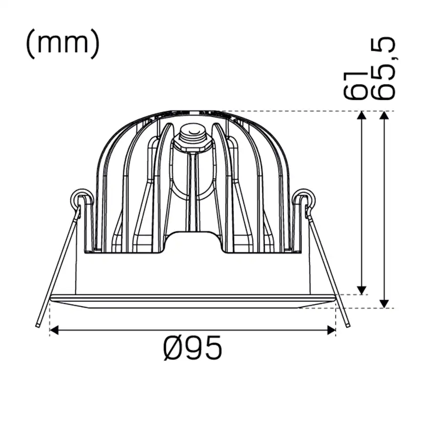 LED-Spotlight Hide-a-lite Optic XL Tilt