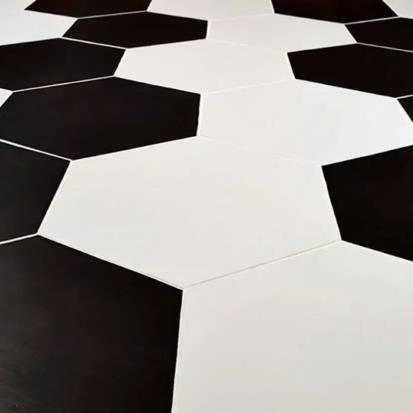 Klinker Konradssons Hexatile Negro Svart 18x20 cm