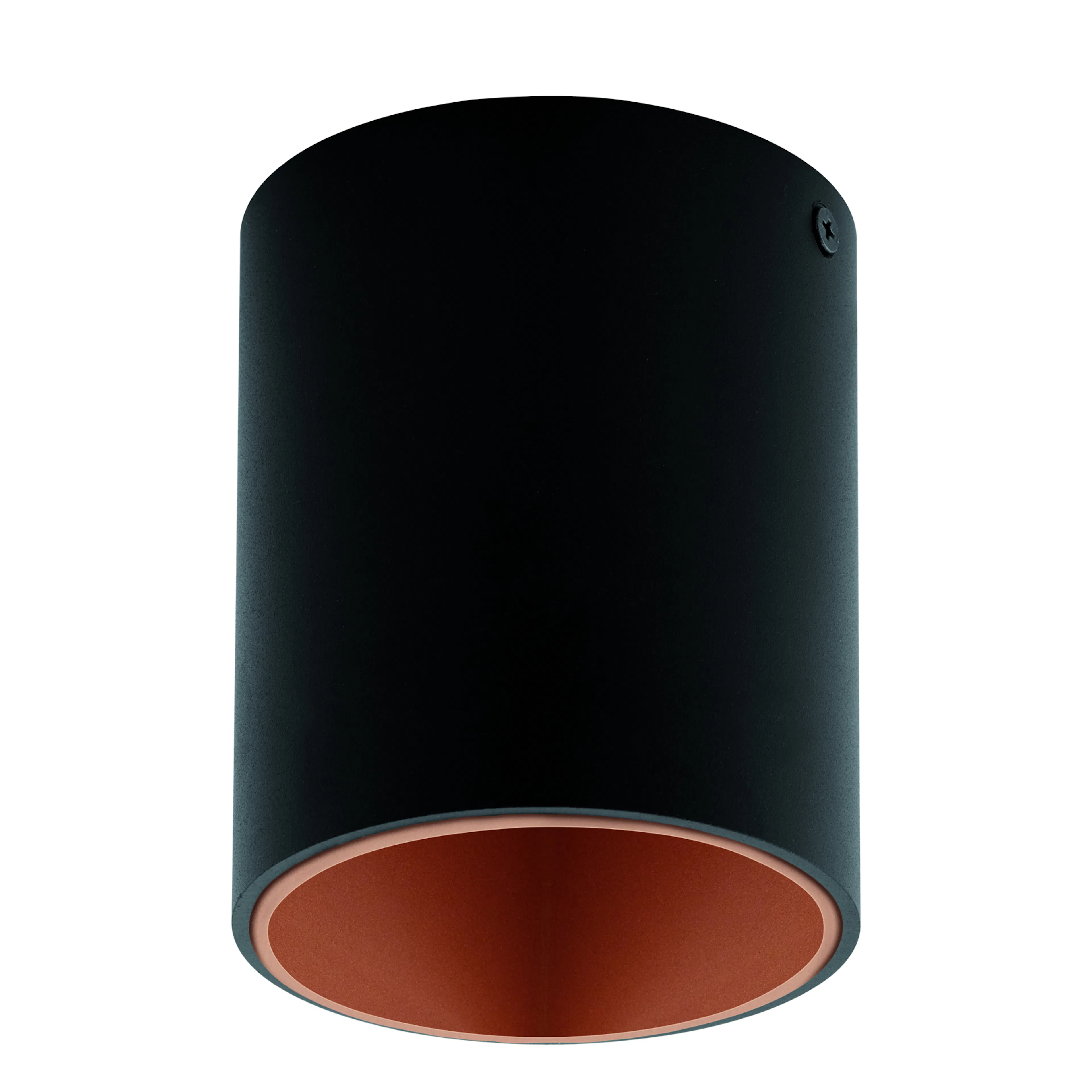 LED-DL Ø100 SCHWARZ/KUPFER 'POLASSO' Svart/Koppar Svart/Koppar