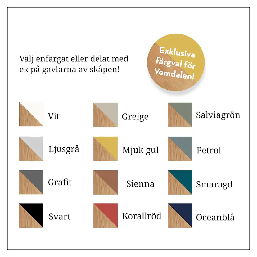 Tvättställsskåp Swebad Vemdalen