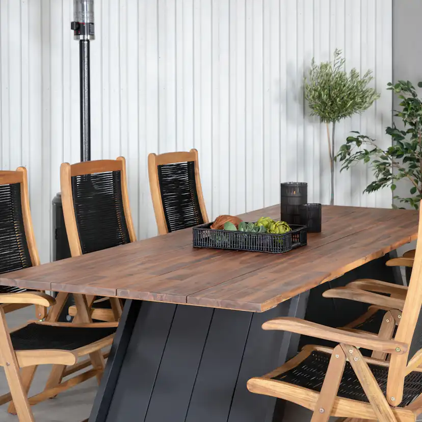 Matgrupp Venture Home Doni med 6 Peder Positionsstolar