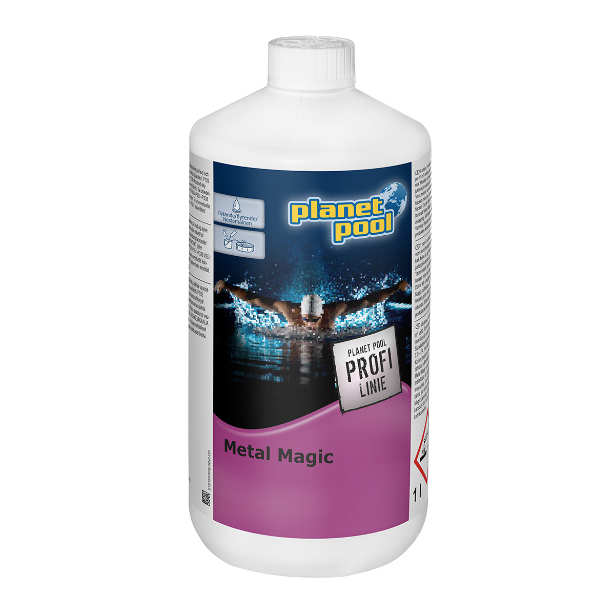 Poolrengöring Planet Pool Metalmagic 1 L
