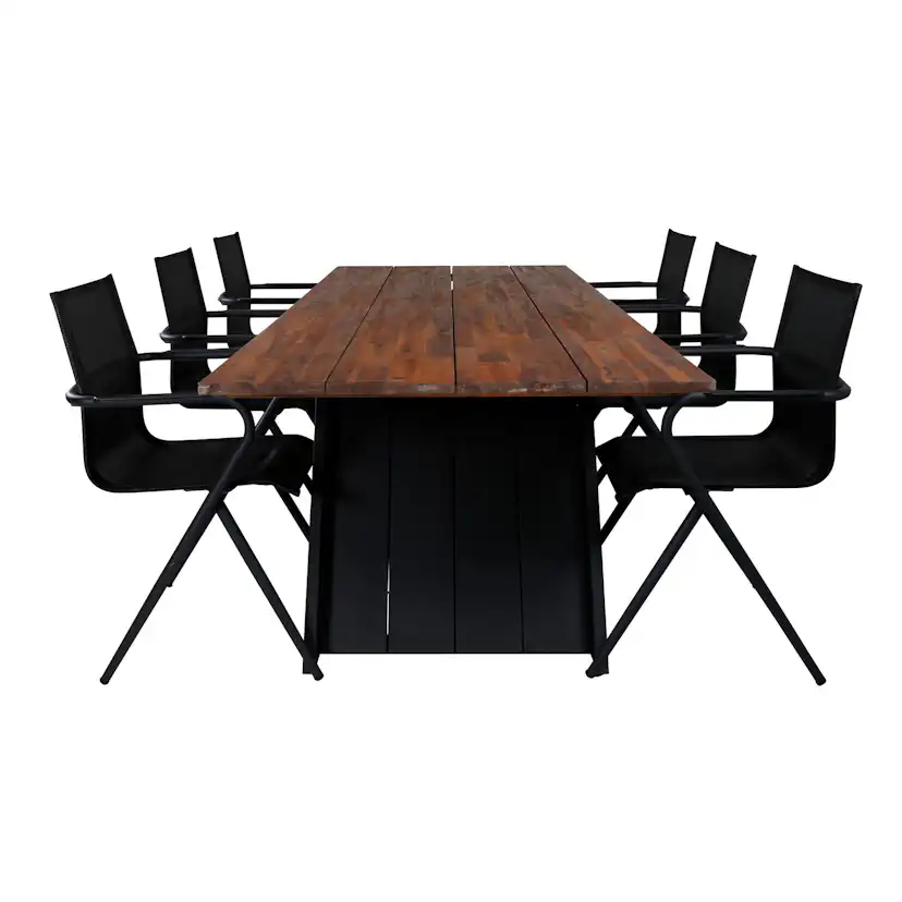 Matgrupp Venture Home Doni med 6 Anve Matstolar