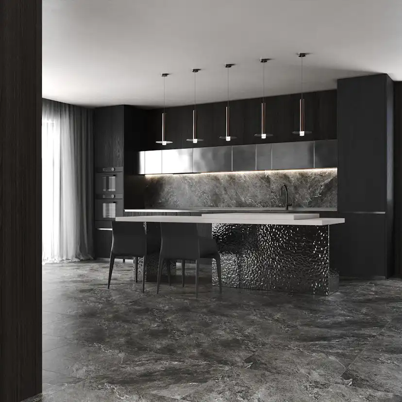 Klinker Tenfors Newport Graphite Marmor Matt 60x60