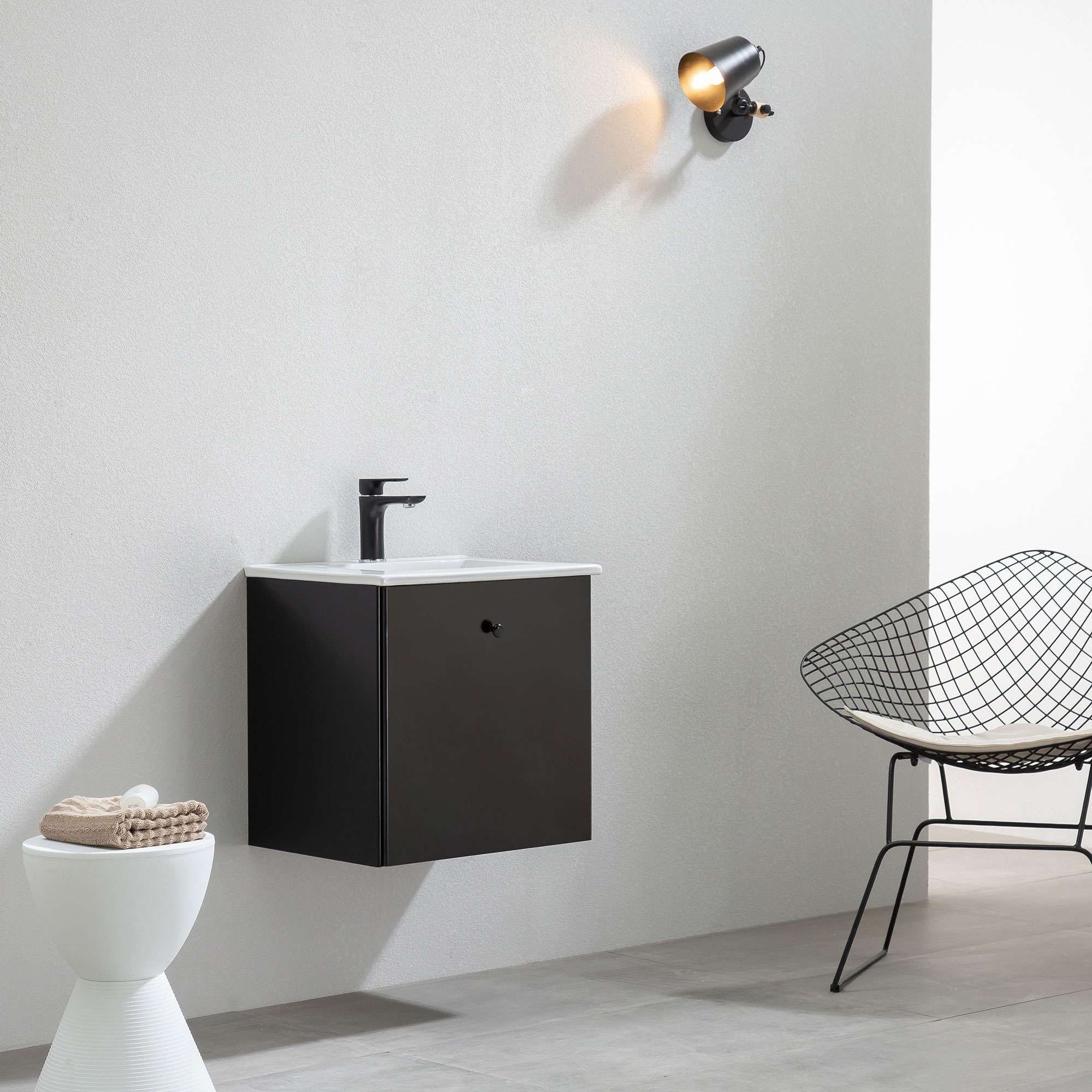 Tvättställsskåp Bathlife Fröjd Mattsvart