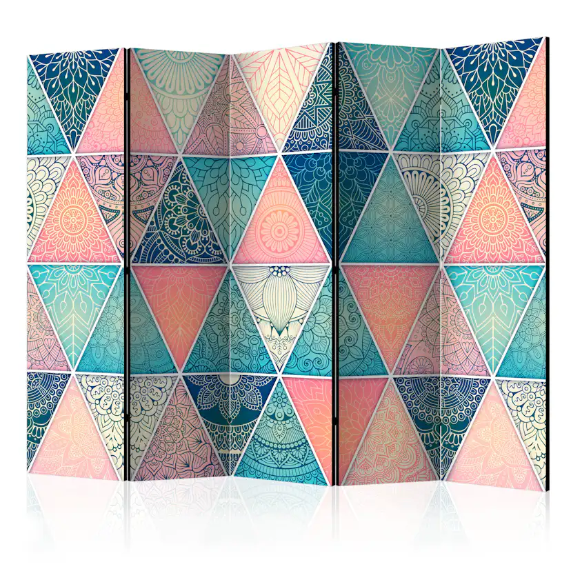 Rumsavdelare Skärmvägg Arkiio Oriental Triangles II 225x172 cm