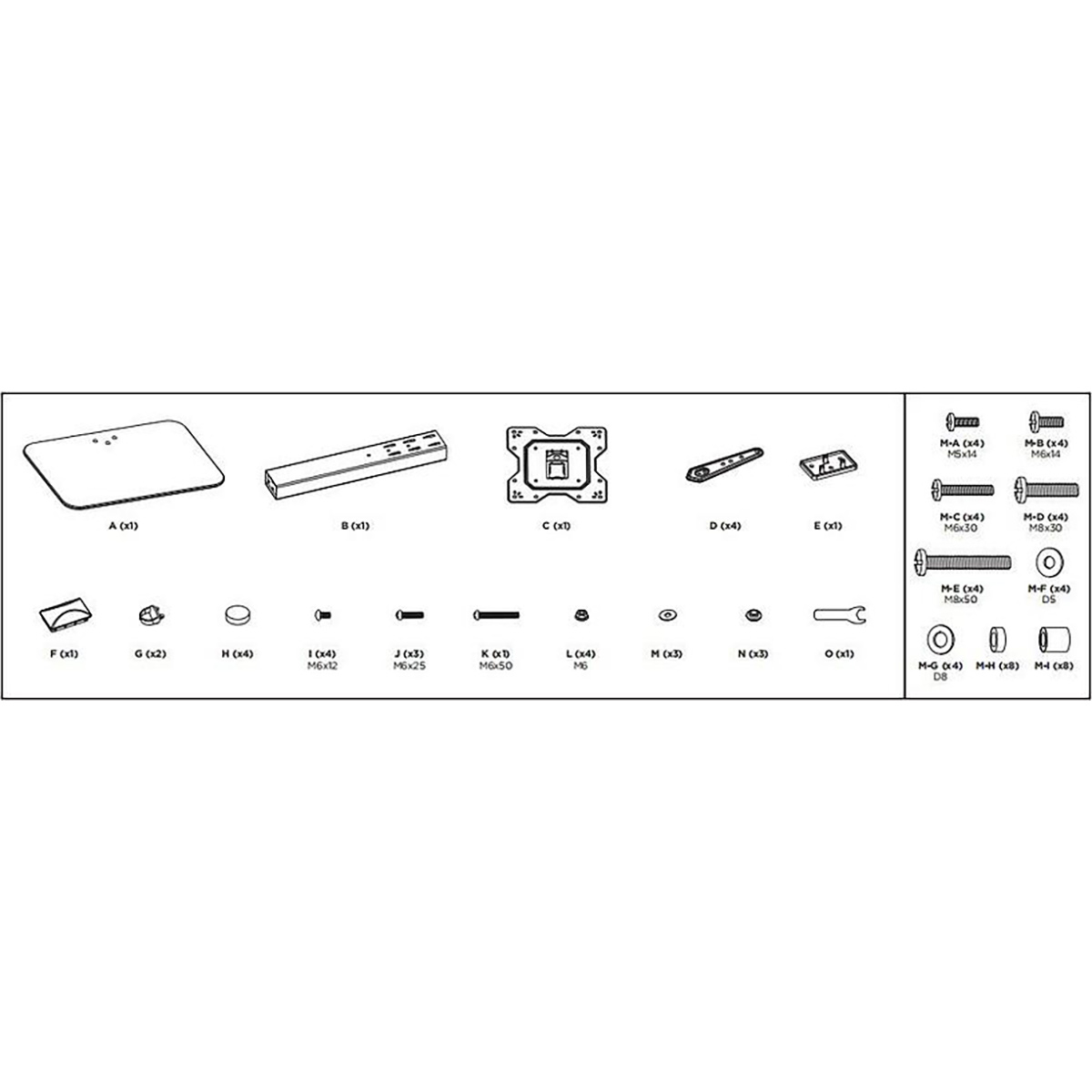 Bordsstativ Mozi Medium för 23-55 tum