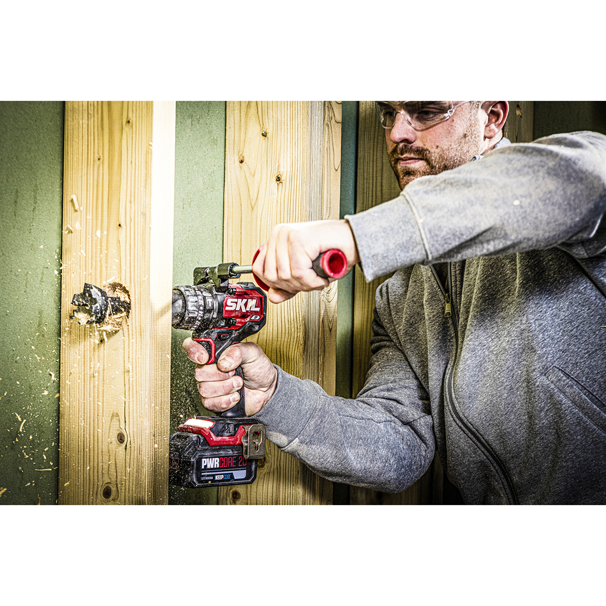 Slagborre/Skruvdragre SKIL 3085 JA Kolborstfri Batteridriven