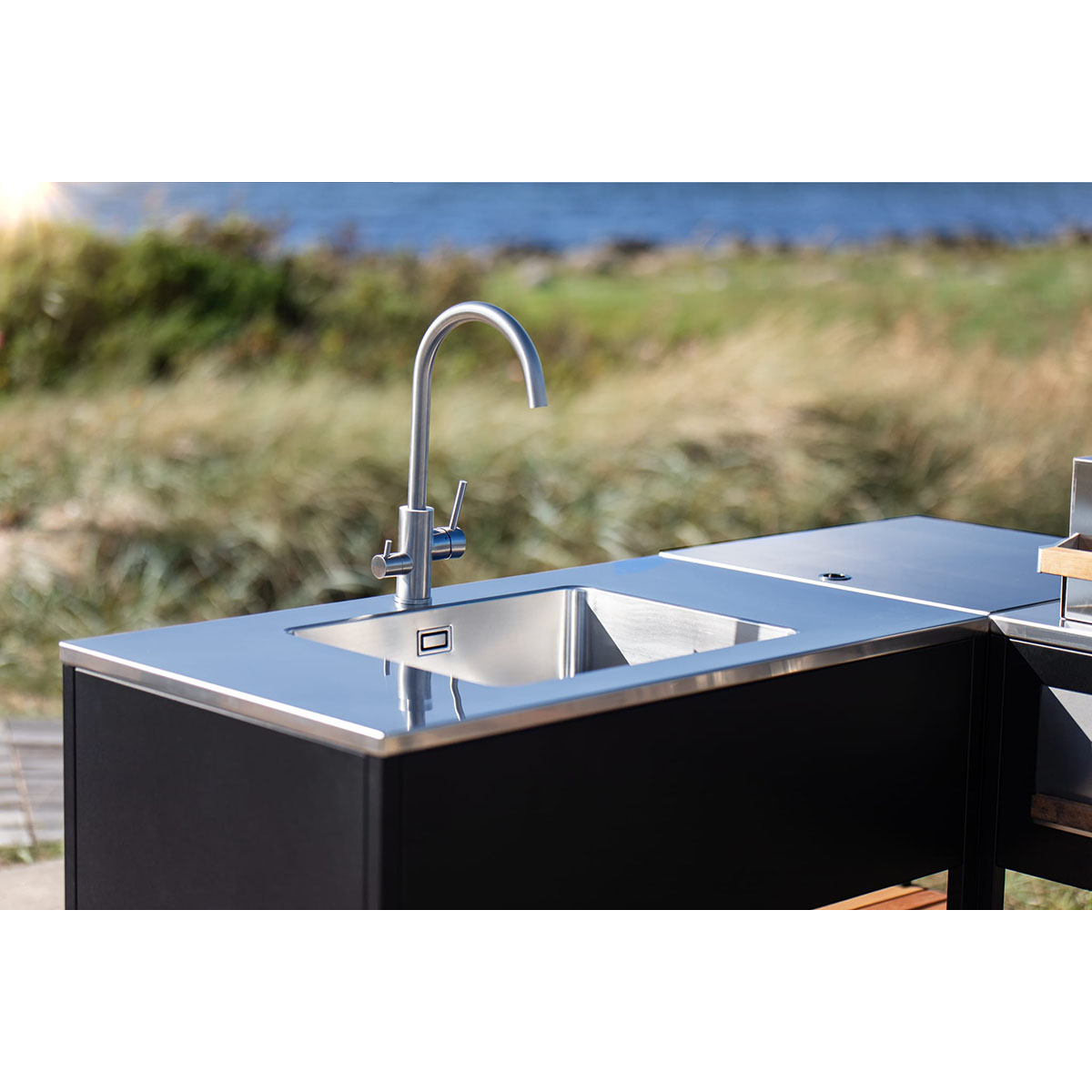 Diskbänksmodul Skeldervik Stainless Countertop