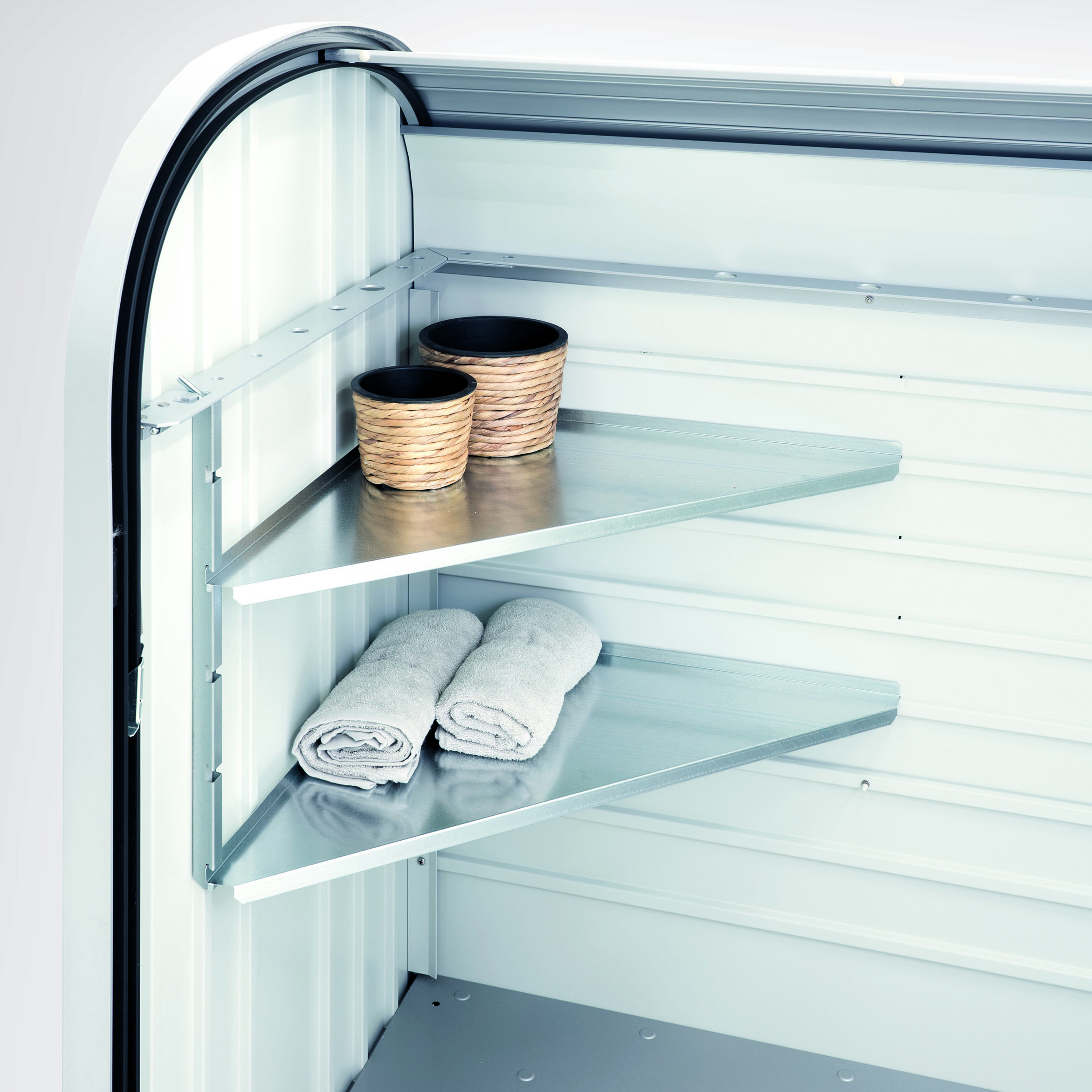 Hörnhylleset Biohort för StoreMax 120 och 160