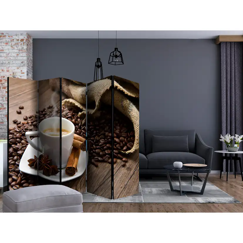 Rumsavdelare Skärmvägg Arkiio Star Anise Coffee II 225x172 cm