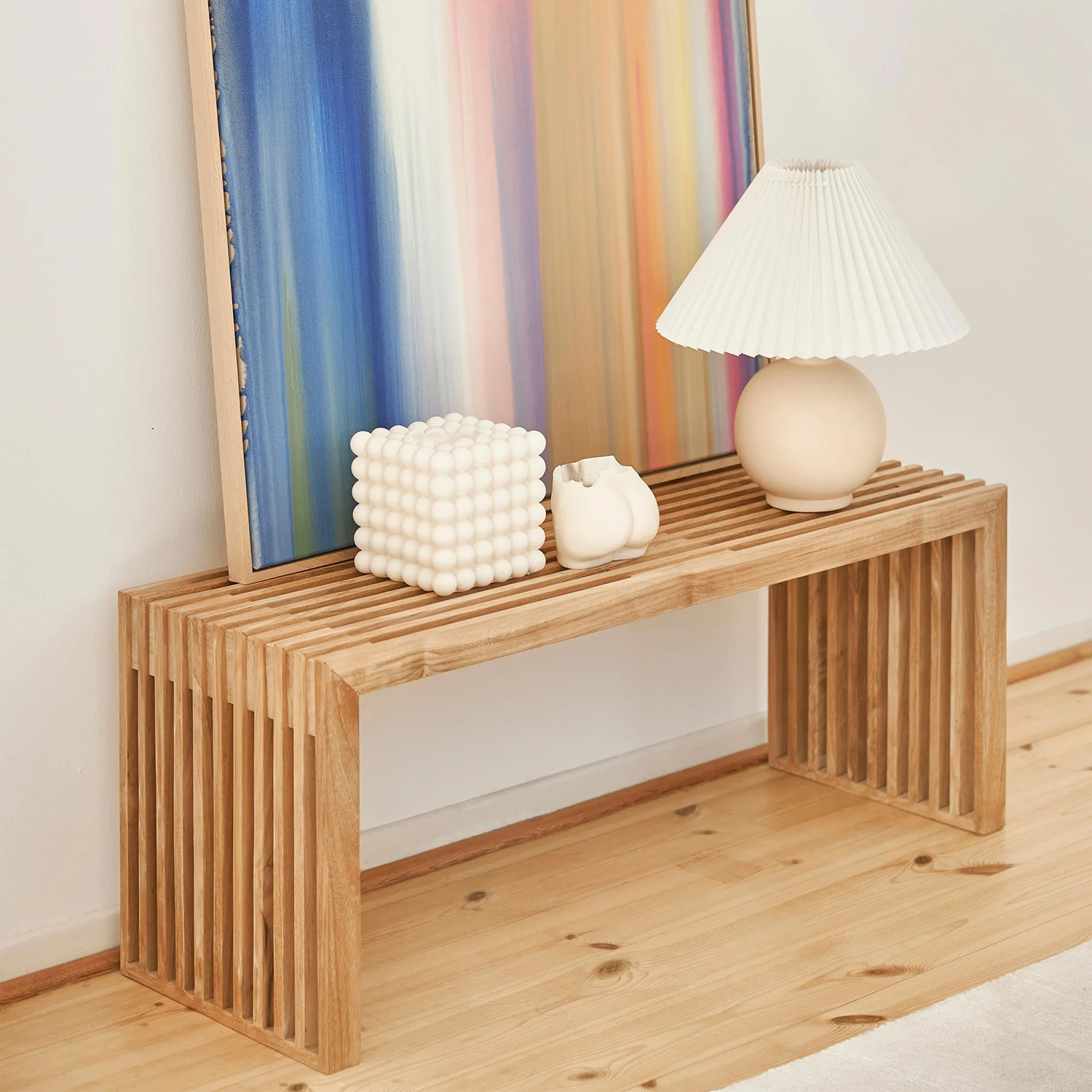 Bänk Cinas Rib 104x35 cm