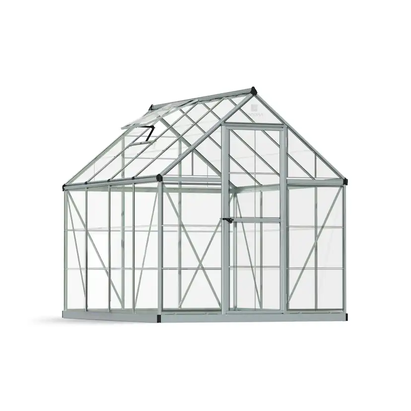 Canopia Serenity-växthuset 4.6 m² Silver Aluminium