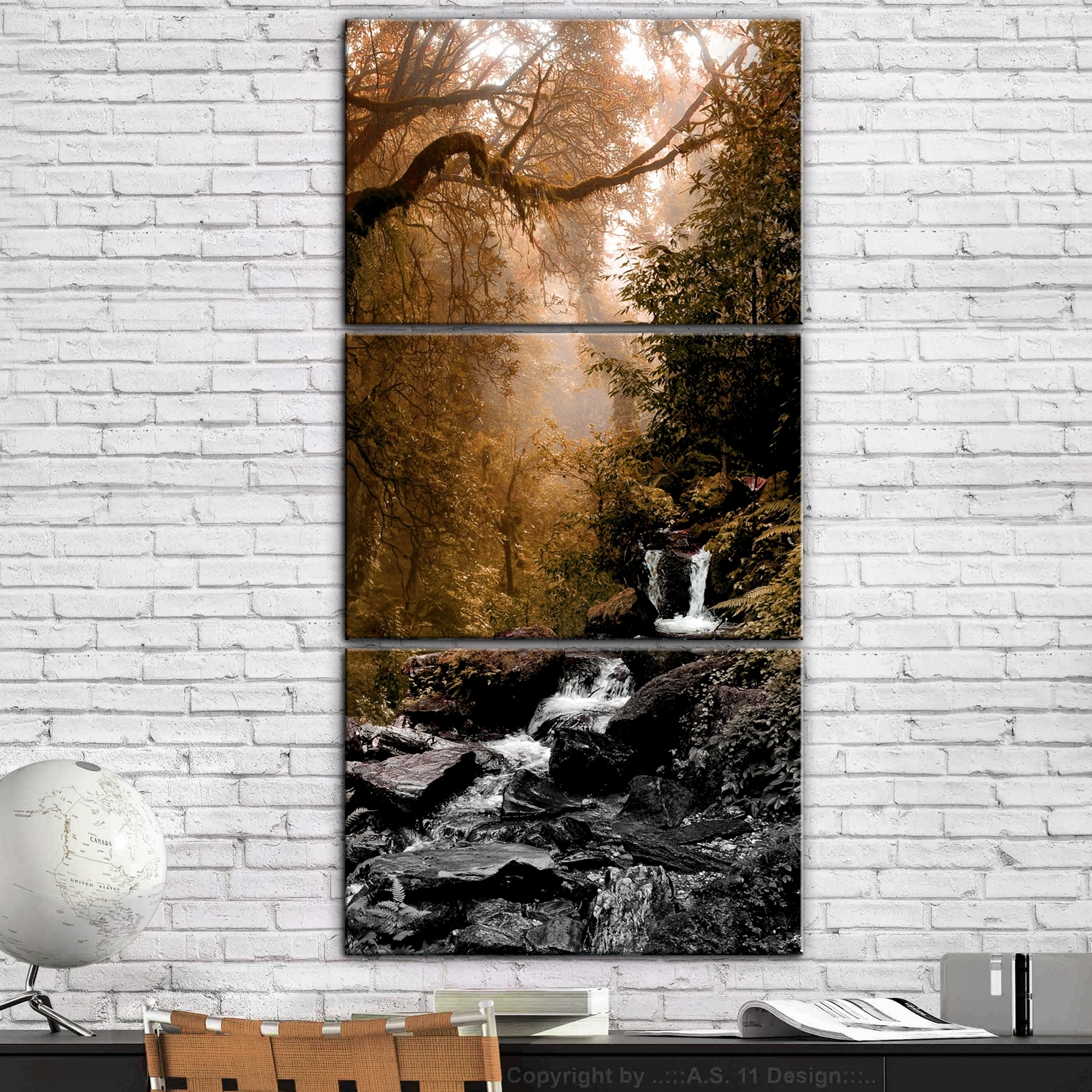 Tavla Arkiio Small Waterfall 60x120