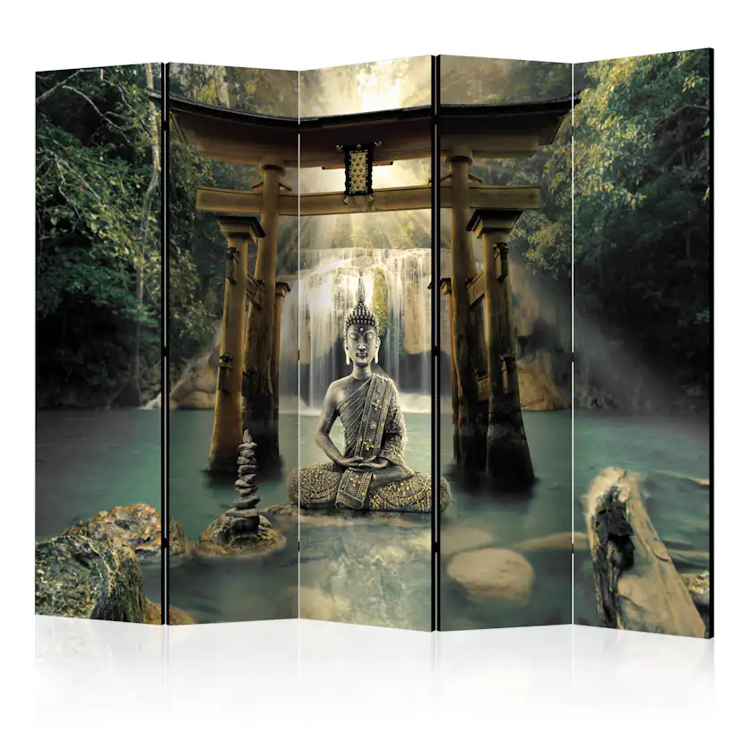 Rumsavdelare Skärmvägg Arkiio Buddha Smile II 225x172 cm