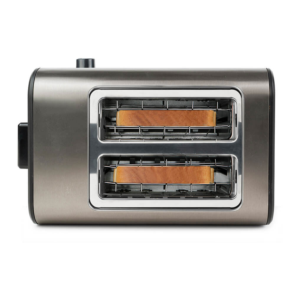 Brödrost BLACK+DECKER 2-Skivor Borstat stål