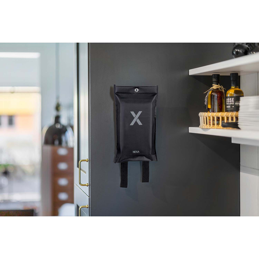 Brandfilt Nexa FB-120 SMD Silikon Svart 120x120 cm