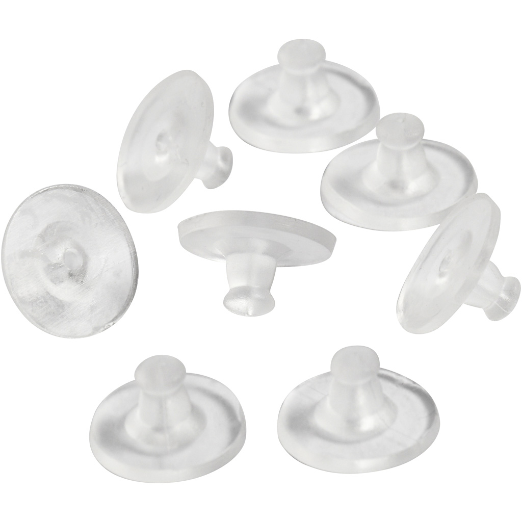 Lås Creativ Company till Öronstickare Transparent 10 Par/1 Förp