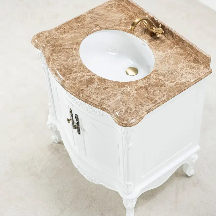 Tvättställsskåp Vesani Ottawa Beige Marmor