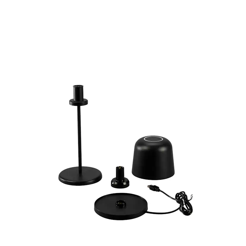 Bordslampa Gnosjö Konstsmide Biot USB Portabel