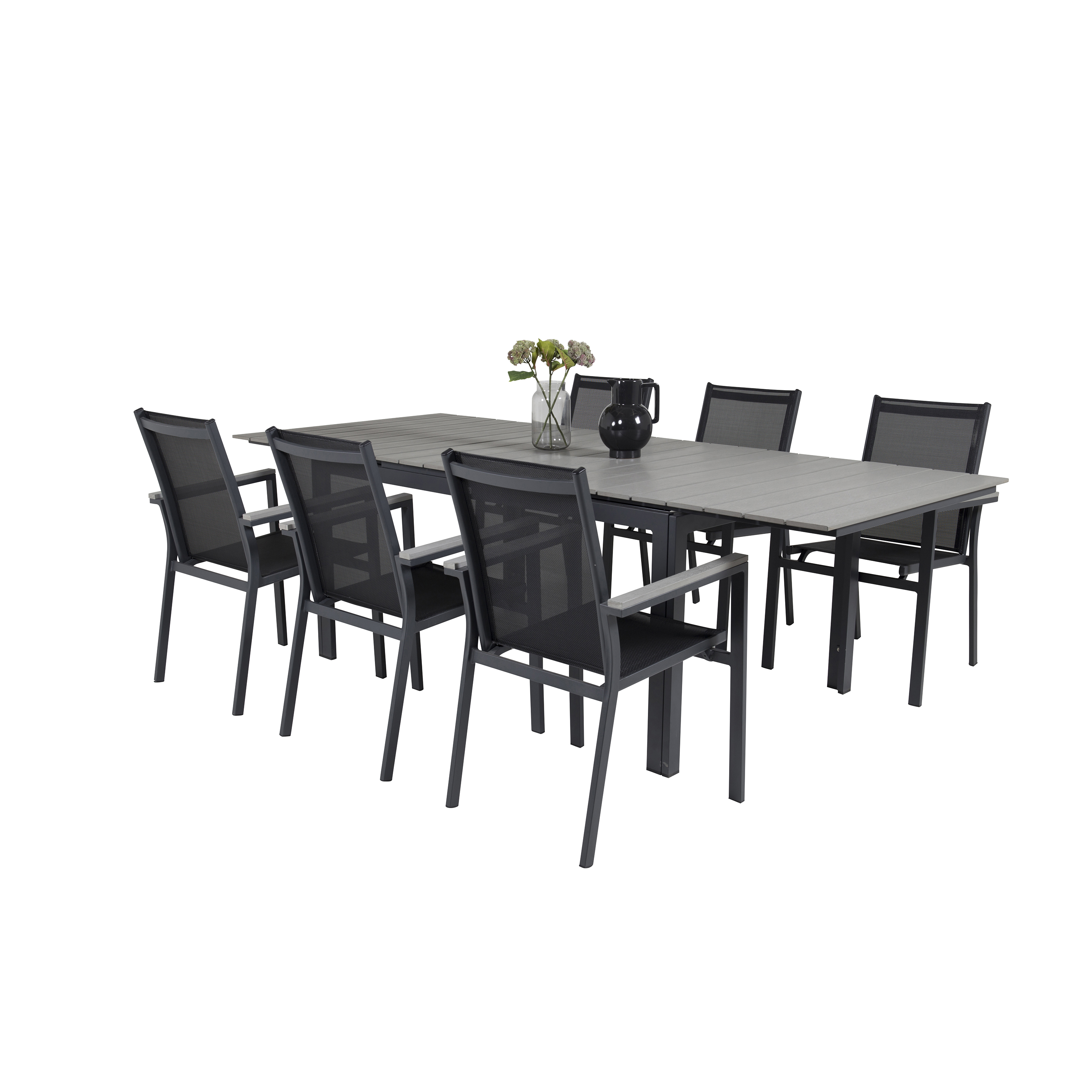 Matgrupp Venture Home Lova 160/240 med 6 Pincy Stolar