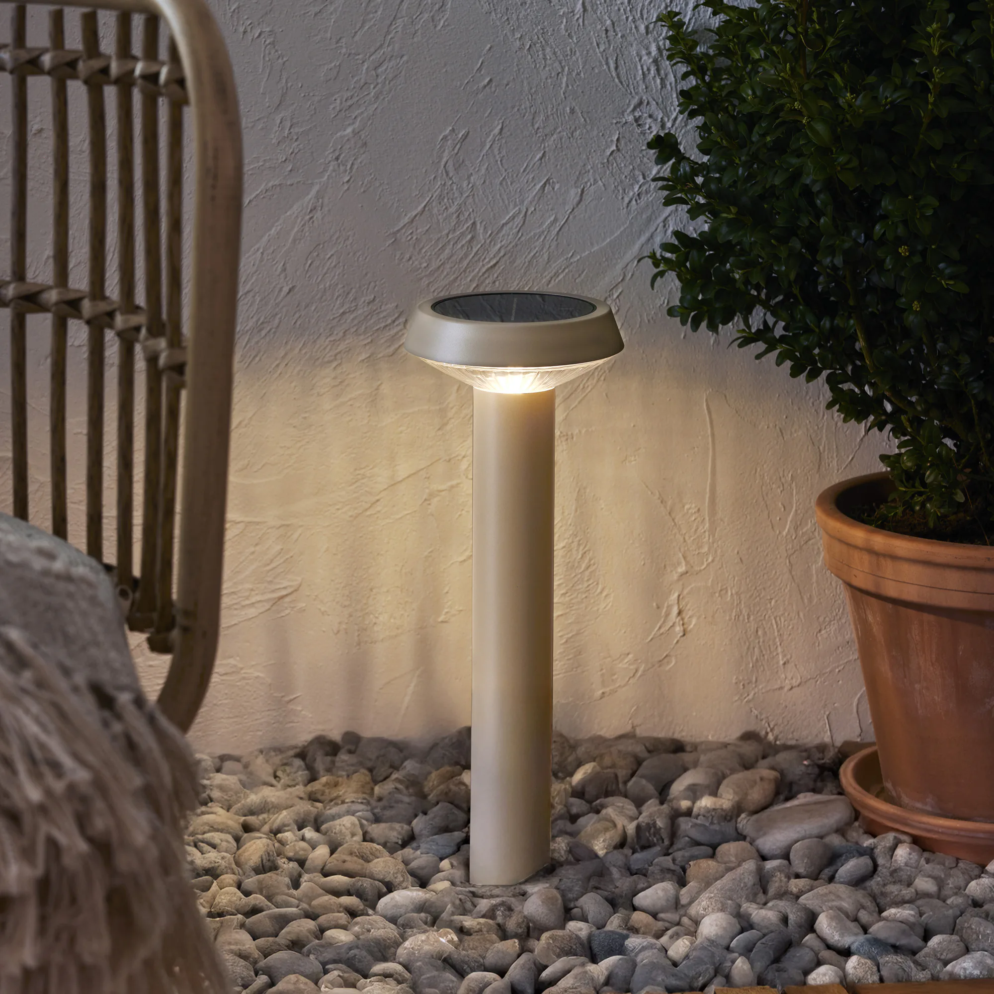 Solcellspollare Star Trading Casa 45 cm 50 lm