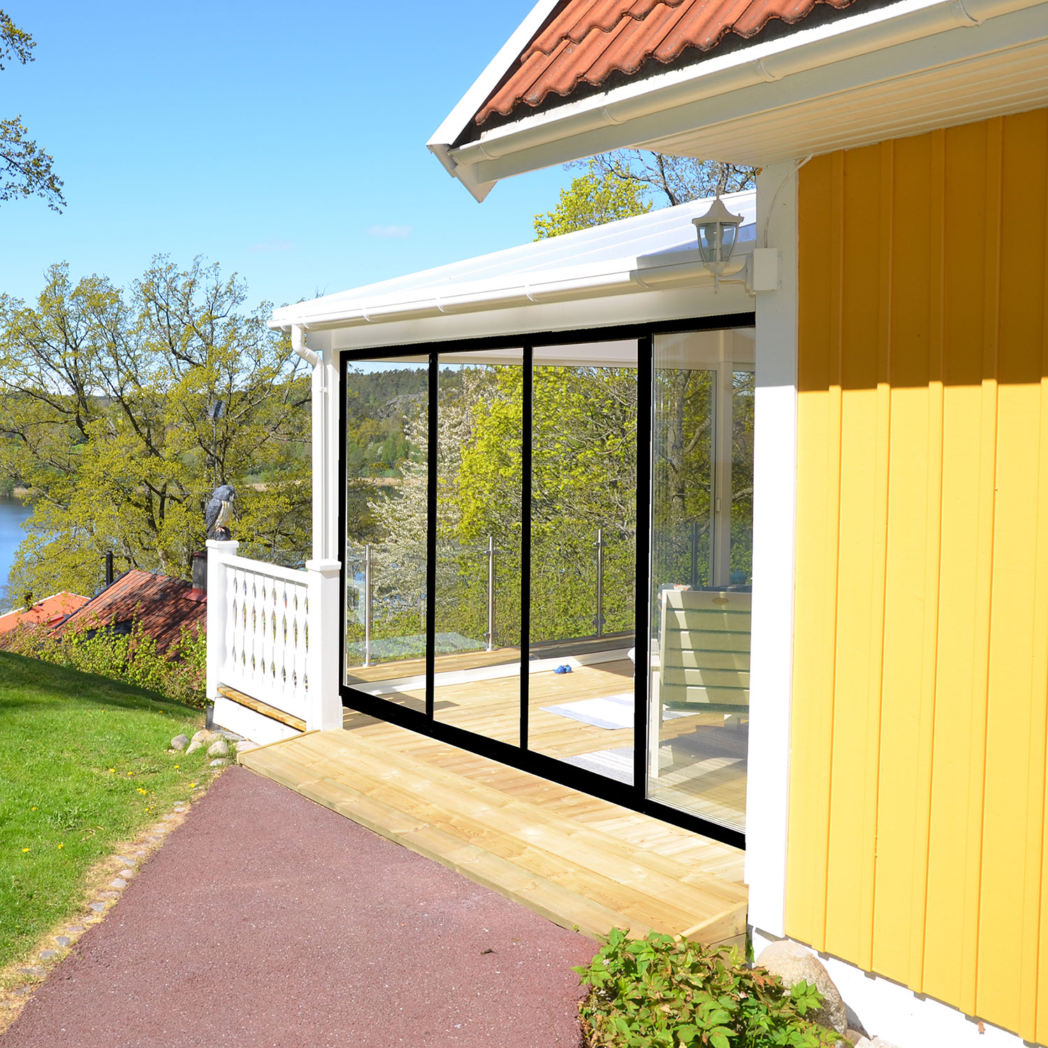 Skjutdörr Landskap Stadig Förlängd Sommar 4-del