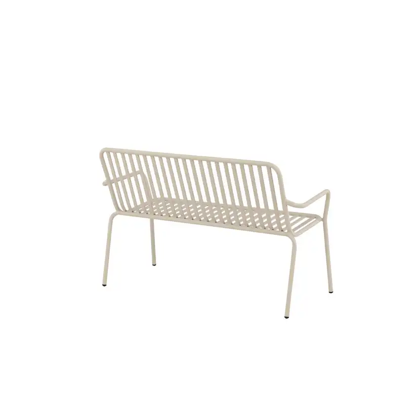 Peking Bench/sofa Aluminium - Beige / Beige