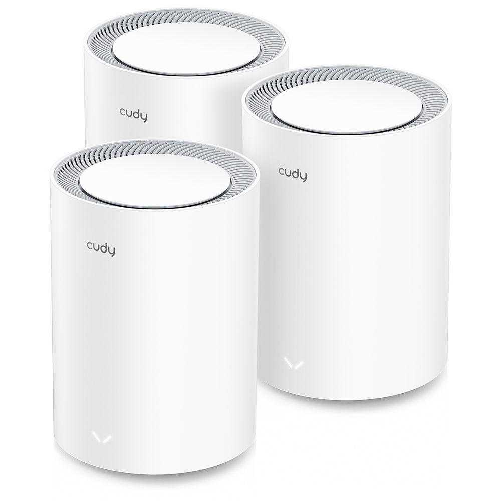 Mesh Solution Cudy M1800 3-pk AX1800 Gigabit Wi-Fi 6 2.5G