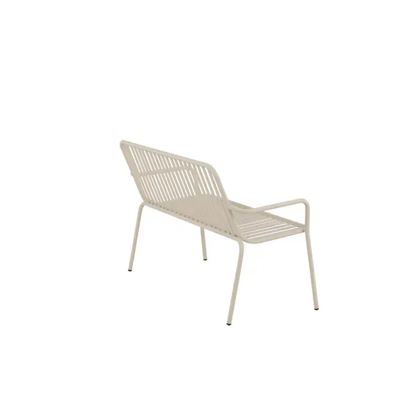 Peking Bench/sofa Aluminium - Beige / Beige