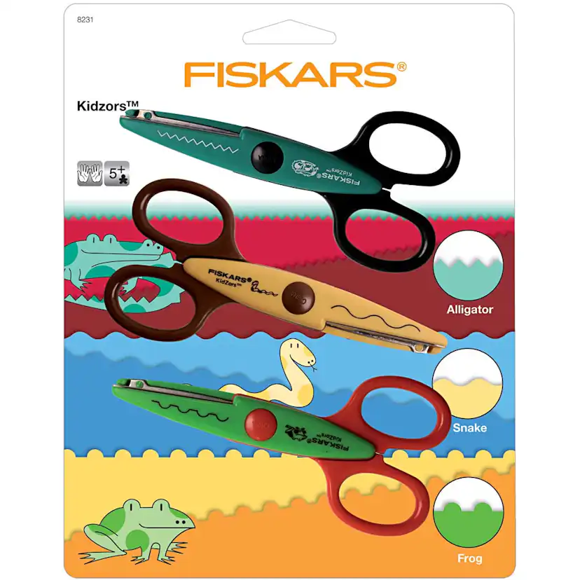 Mönstersaxar Fiskars Kidzorst 3 St/1 Förp