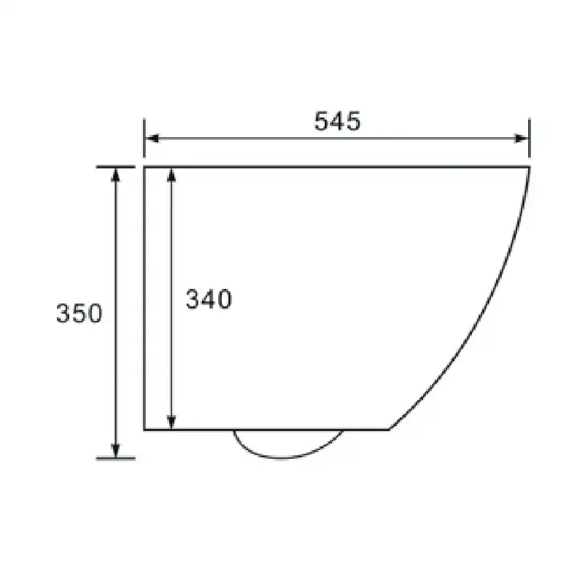 Vägghängd Toalettstol Lavabo Studio Rimless Mattsvart Mattsvart