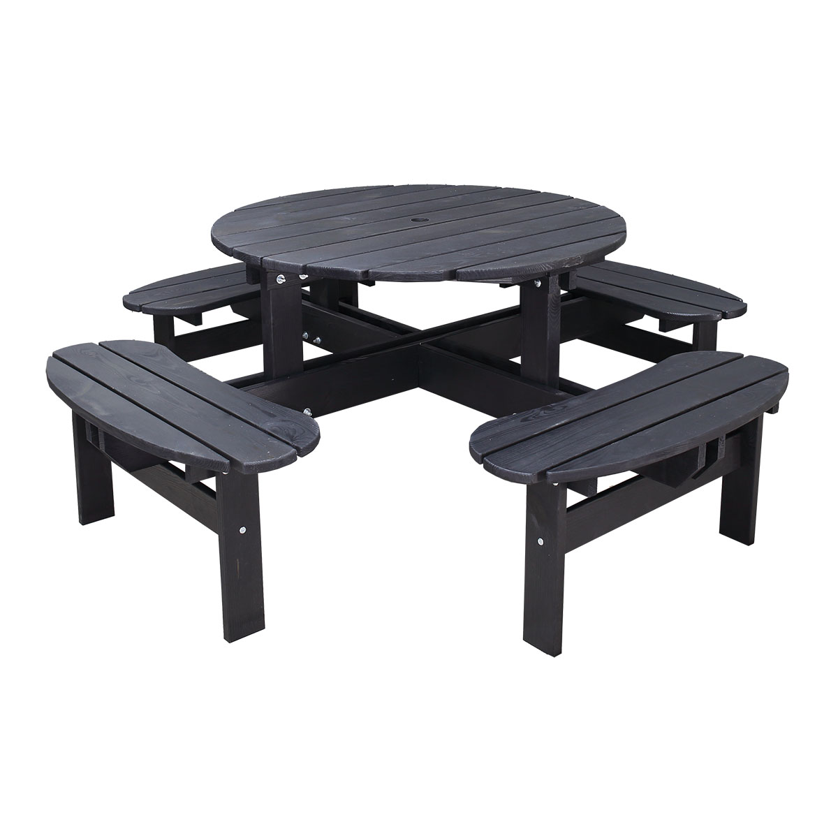 Bänkbord Baltic Garden Round Picknick