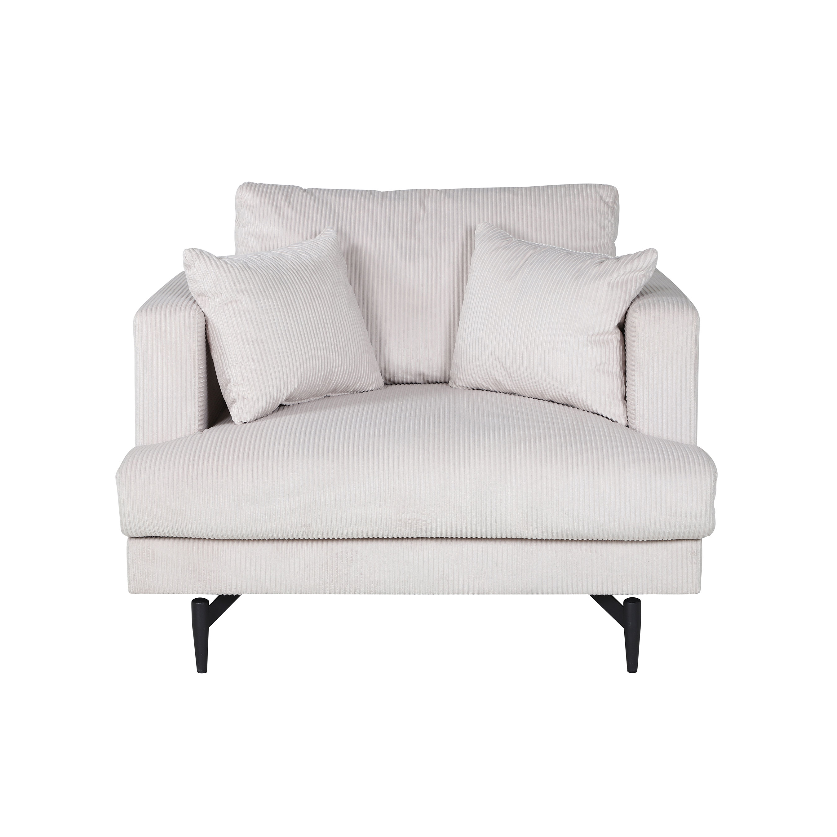 Fåtölj Venture Home Sofia Manchester Beige Sittbredd 106 cm