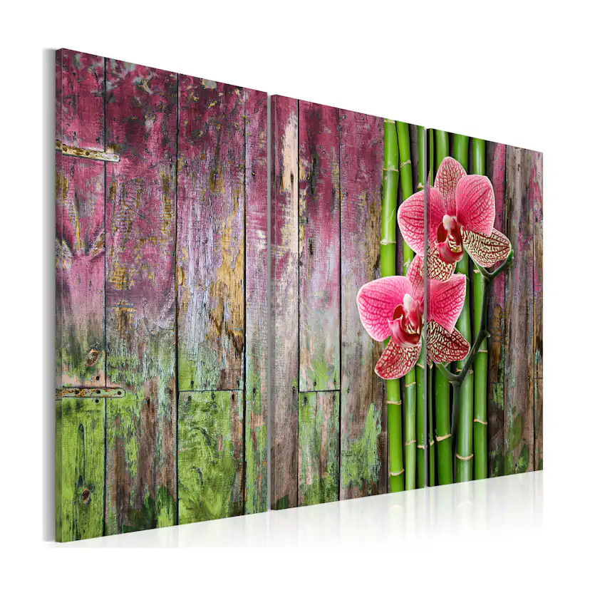 Tavla Arkiio Flower And Bamboo