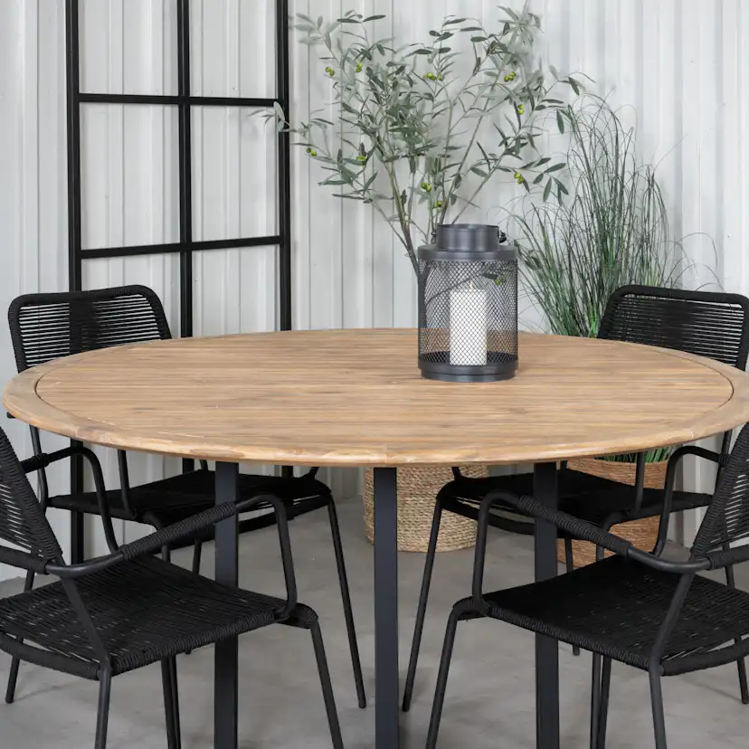 Matgrupp Venture Home Zurc med 4 Lumi Matstolar