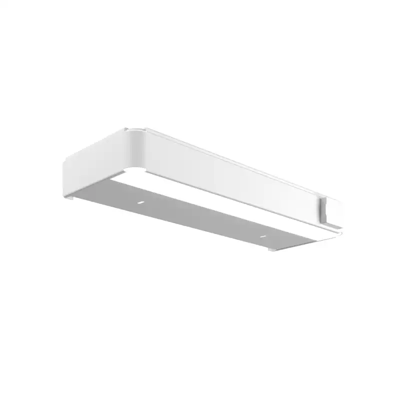 LED-bel. 60 M.Vit 230V Hö JFB 600 mm, Eluttag till Höger och Jordfelsbrytare, Matt Vit