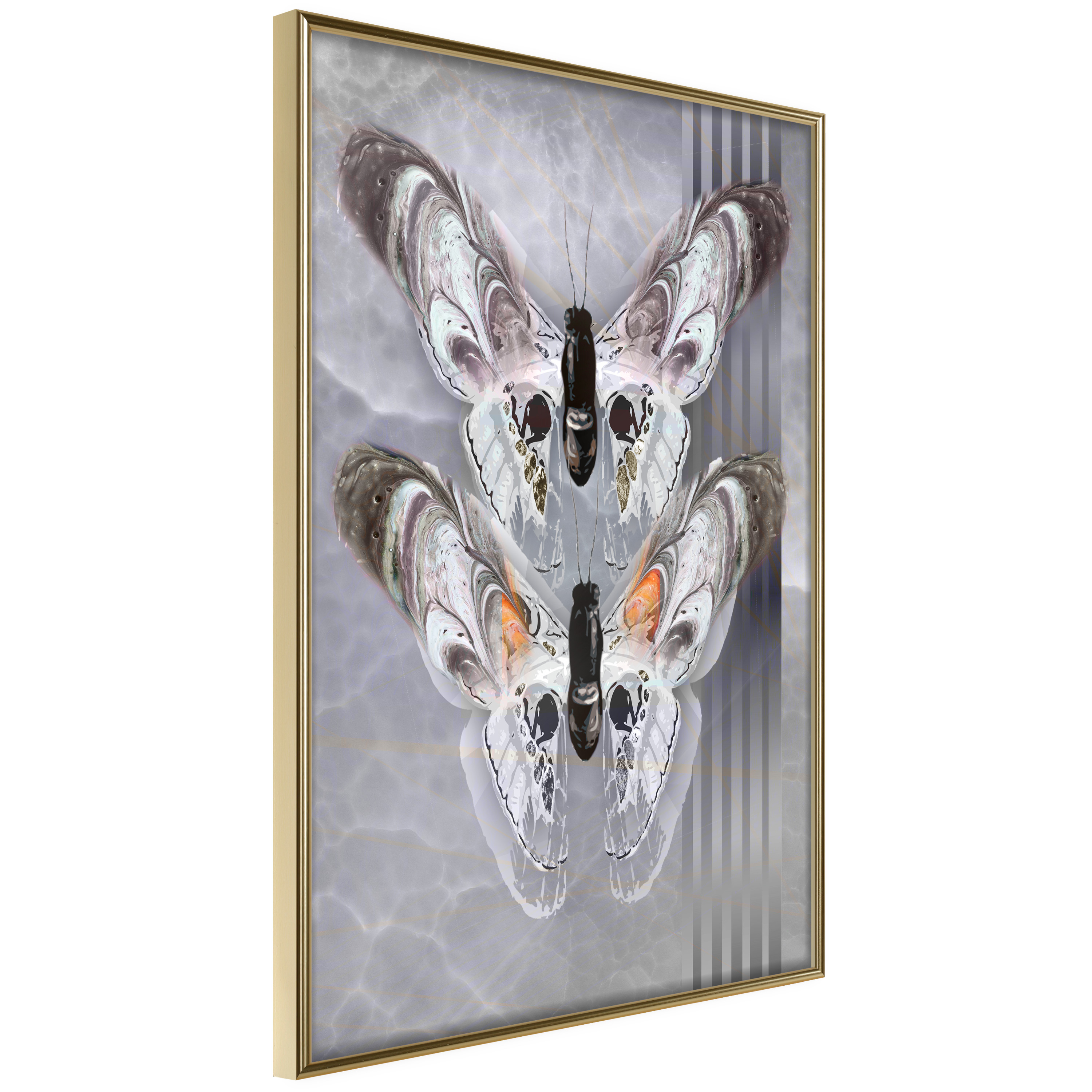 Poster Artgeist Affisch Couple Butterfly
