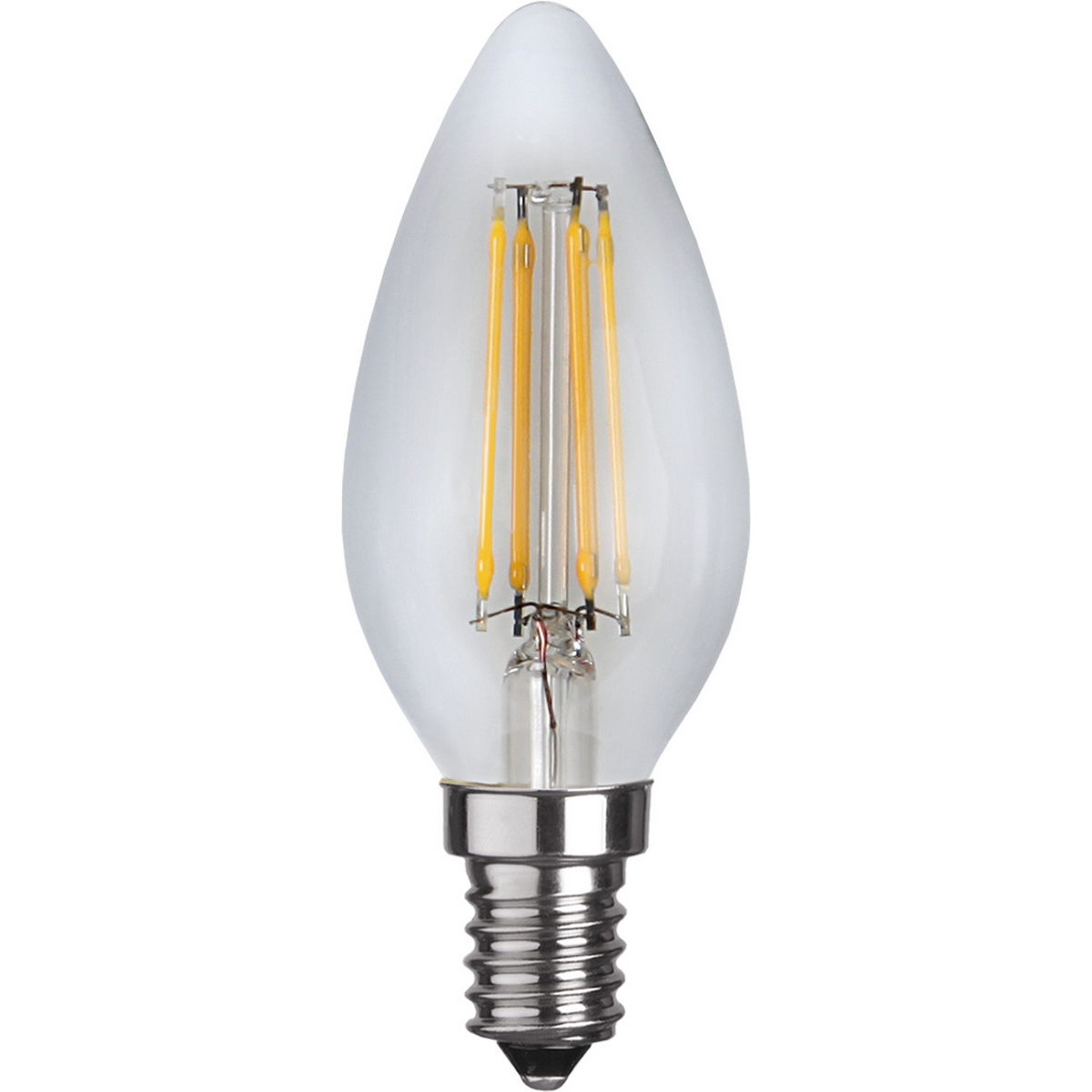 LED-lampa Star Trading Filament E14 C35 Klar Dimbar 4,2W 470lm