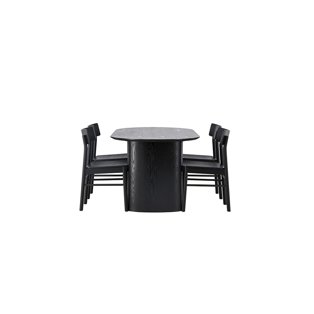 Matgrupp Venture Home Isolde med 4 st Montros stolar