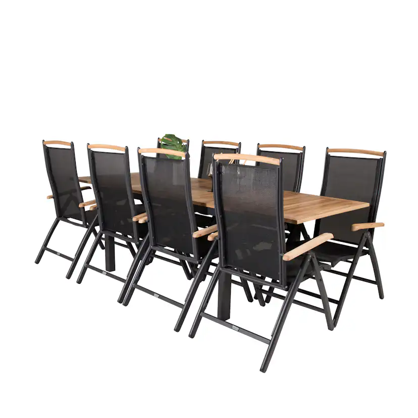 Matgrupp Venture Home Perla 160/240 med 8 Stolar