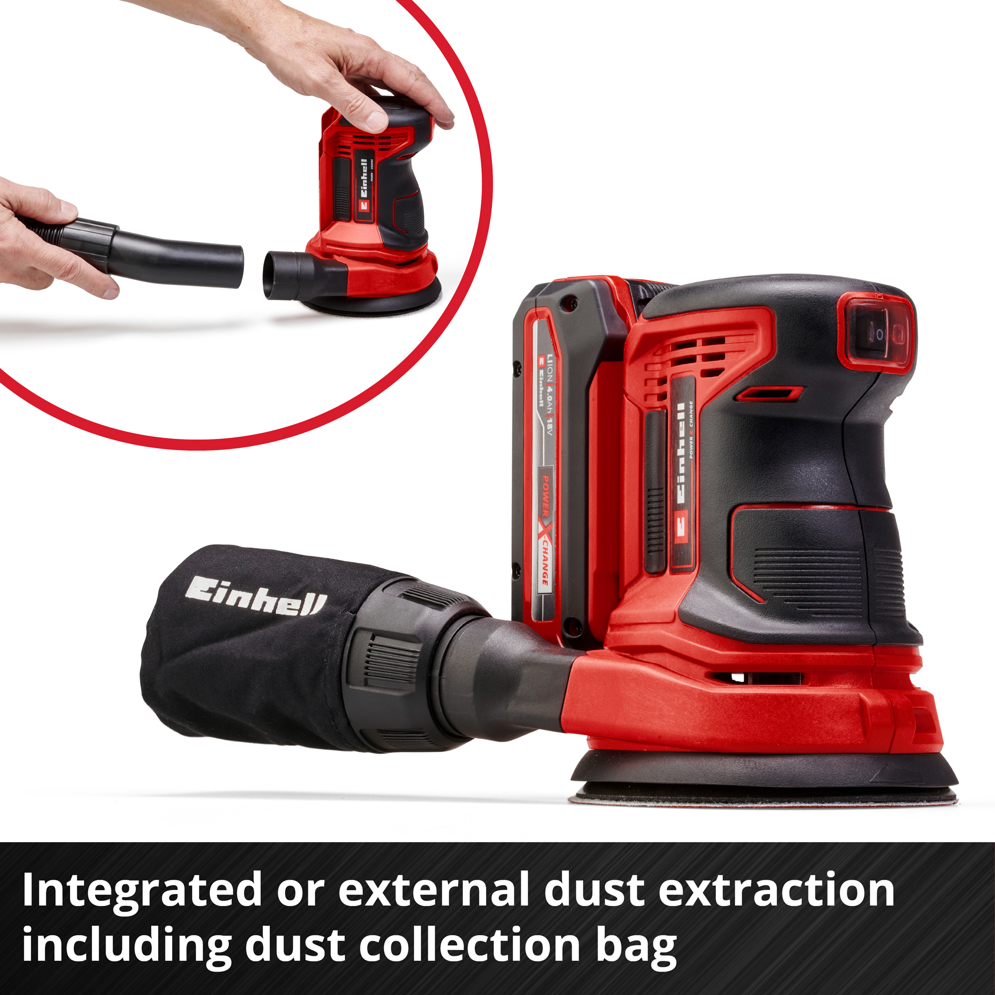 Excenterslip Einhell TE-RS 18 Li-Solo