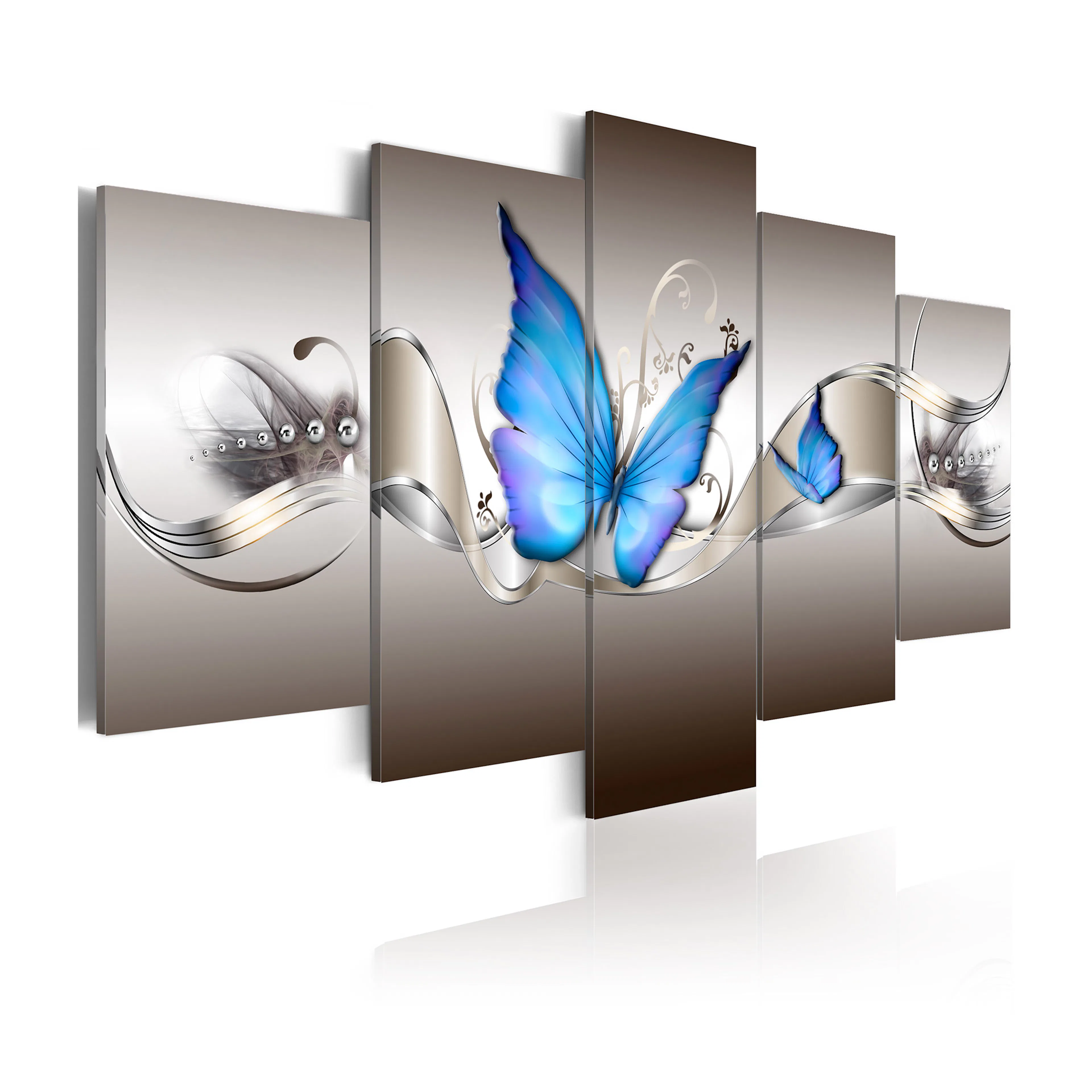 Tavla Arkiio Blue Butterflies