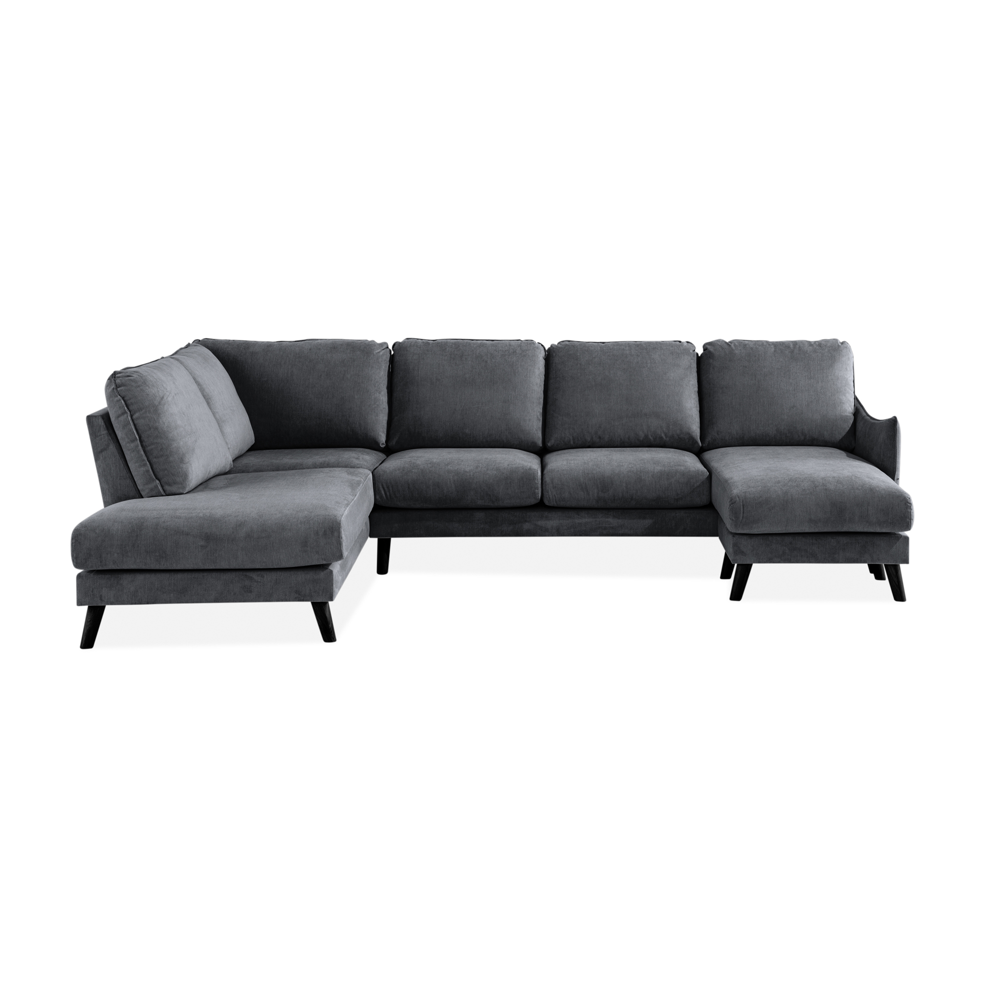 6-sitssoffa Scandi Days Trend Lyx Rak U-formad med Divan och Schäslong 310 cm