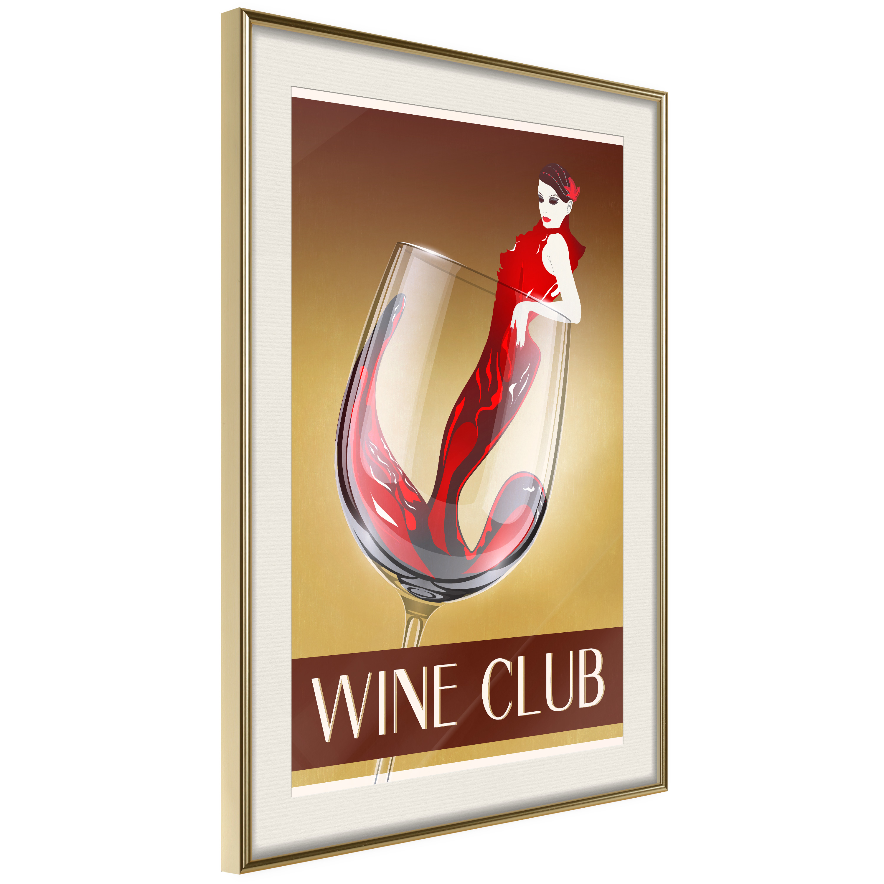Poster Artgeist Affisch Wine Club