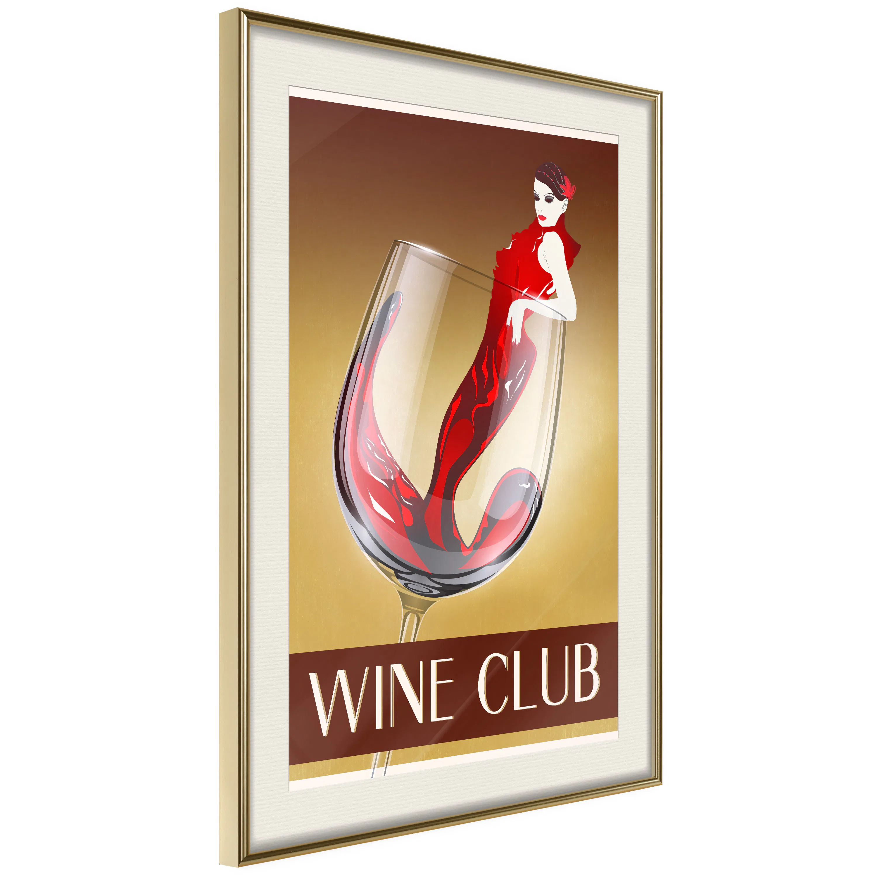Poster Artgeist Affisch Wine Club